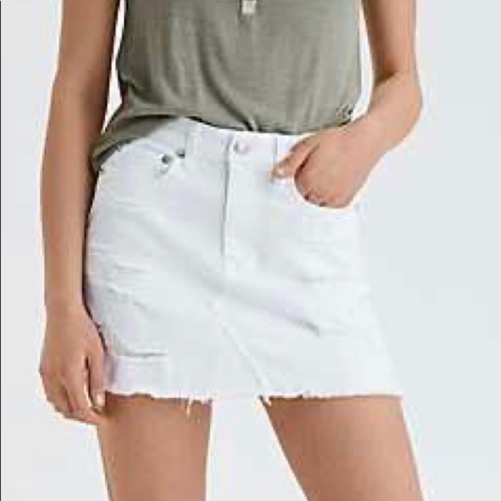 American eagle high waisted festival denim skirt